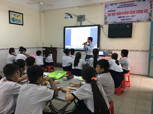 CHUYÊN ĐỂ “Ứng dụng bảng tương tác trong dạy học Toán 5” năm học 2016-2017
